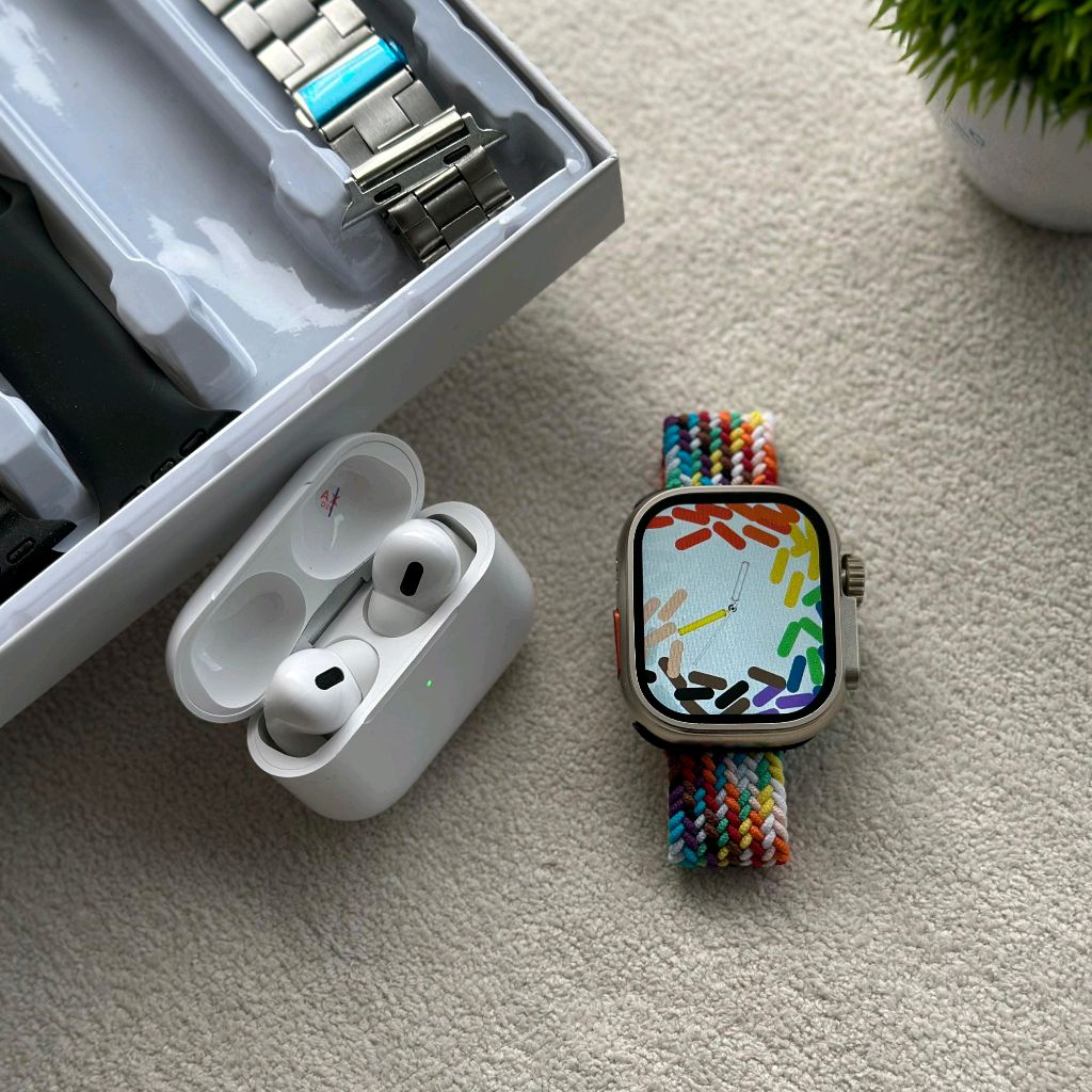 7-in-1 Smartwatch Set | Ultra Watch + 7 Colorful Straps